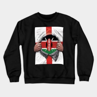 Kenya Flag English Flag Ripped - Gift for Kenyan From Kenya Crewneck Sweatshirt